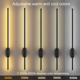 Three Color-changing Dimmable Wall Sconces