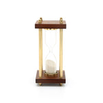 Decorative Aluminium Frame Sand Timer-Hourglass-4x4x8"