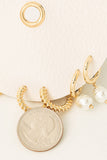 Three Pair Mini Hoop Earrings Set