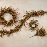 22" MINI SUNFLOWER & WILD FLOWER WREATH