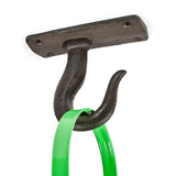 Short Curl Ceiling Hook Dk Brn-3"W