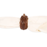 Wood Pumpkin Napkin Ring