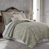 Toile Quilt Set