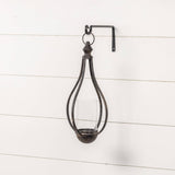 14.75 BLACK TEARDROP LANTERN