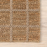 Arvin Olano Penni Checked Jute and Wool Area Rug