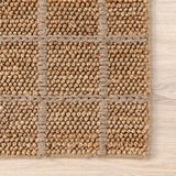 Arvin Olano Penni Checked Jute and Wool Area Rug