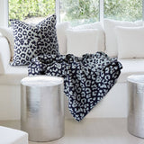 Ruby Leopard Cotton Knit Pillow Cover –Soft, Stylish, Animal