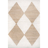 Pandora Diamond Jute Area Rug