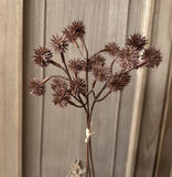 12''T Faux Echinops Globe Thistles Bunch, Autumn Fillers