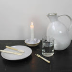 Lyna Taper Holder, Ceramic