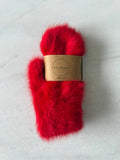 FLUFFY ANGORA MITTENS