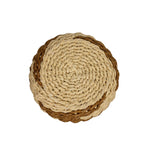 Booker Brown Woven Rope Canister with Lid, Fall Decor