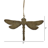 Dragonfly Ornament, Antique Gold