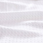 All-Season Egyptian Cotton Woven Bedding Blanket, White