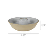 Lyna Taper Holder, Ceramic