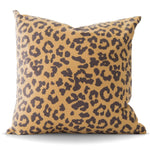 Ruby Leopard Cotton Knit Pillow Cover –Soft, Stylish, Animal