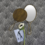 Lena Hand Mirror, Brass - Round - Brass