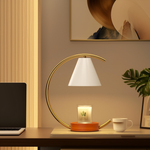 Dimmable Candle Warmer Lamp Candle Holder LED Arc Table Lamp