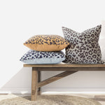Ruby Leopard Cotton Knit Pillow Cover –Soft, Stylish, Animal