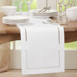 Laser-Cut Hemstitch Runner