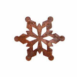 2" Rusty Tin Snowflake Cutouts (Package of 100 pieces)