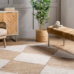Pandora Diamond Jute Area Rug