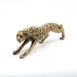 Decorative Jaguar Sculpture-Animal Figurine-18x3x6"