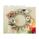 Antique Bronze Spiral Wreath Greetingcard Holder - Bronze