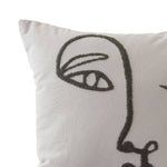 Womxn Embroidered Pillow Cover – Feminist Decor, Handcrafted