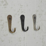Forged Hook, Iron - Brass